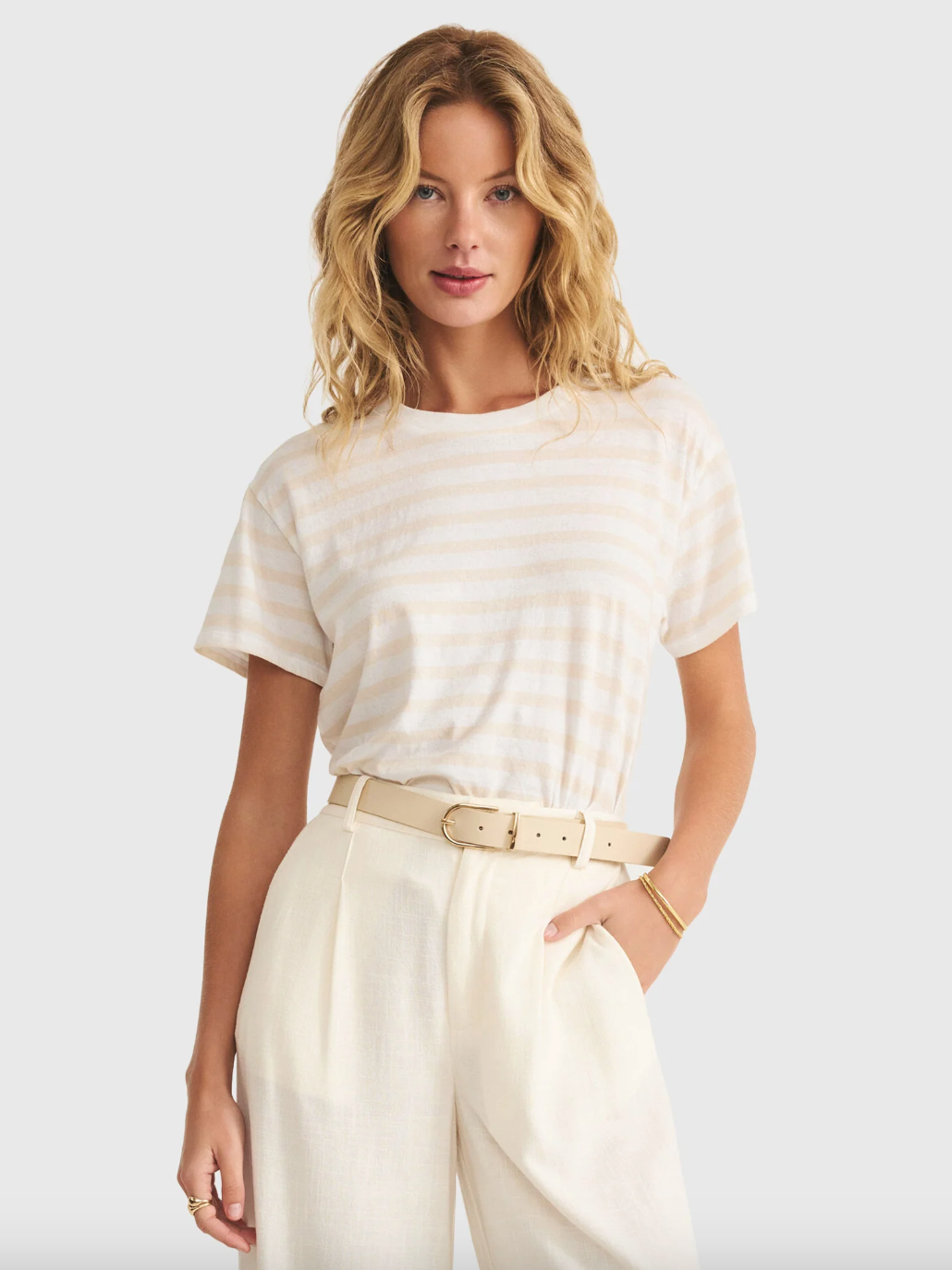 Z Supply Go To Striped Tee