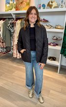 Load image into Gallery viewer, Charlie B Quilted Jacquard Knit Puffer
