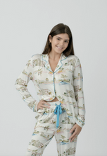 Load image into Gallery viewer, I Love Charleston Knit Button Down Pant Set
