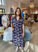 Load image into Gallery viewer, La Mer Luxe Drawn Palm Hailey Midi
