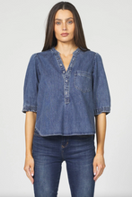 Load image into Gallery viewer, Dear John Dark Blue Sidney Top
