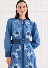 Load image into Gallery viewer, Alivia Denim Floral Suzie Dress
