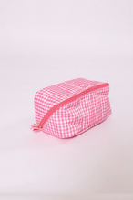Load image into Gallery viewer, Gingham Cosmetic Bag
