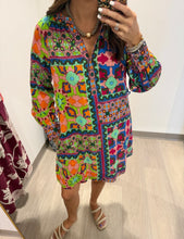 Load image into Gallery viewer, Ivy Jane Popover Patch Print Dress
