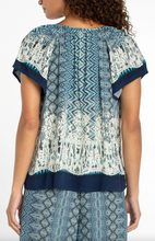 Load image into Gallery viewer, Liverpool Nomad Ikat Woven Top

