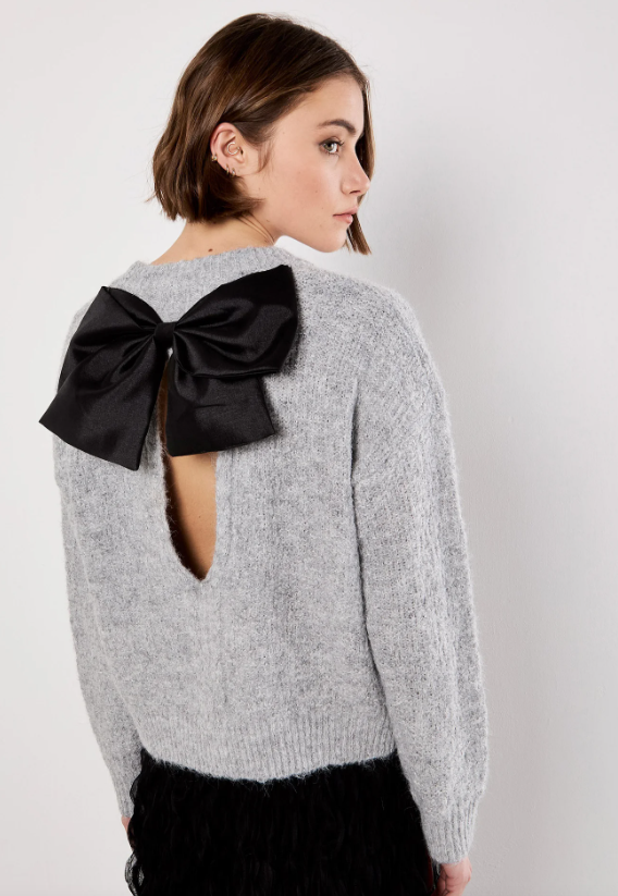 Bow Back Sweater