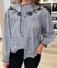 Load image into Gallery viewer, Dear John Embroidered Hillary Top

