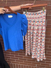 Load image into Gallery viewer, Nation Monet Tiered Midi Skirt
