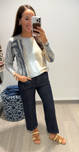 Load image into Gallery viewer, Charlie B Watercolor Reversible Raglan Sweater
