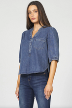 Load image into Gallery viewer, Dear John Dark Blue Sidney Top
