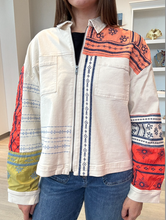 Load image into Gallery viewer, Embroidered Shirt Jacket
