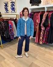 Load image into Gallery viewer, Tru Luxe Quilted Denim Jacket
