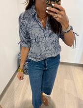 Load image into Gallery viewer, Tru Luxe Floral Tie Sleeve Top
