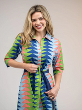 Load image into Gallery viewer, Beau &amp; Ro Eloise Tropical Triangle Dress
