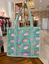 Load image into Gallery viewer, Quilted Large Tote Bag
