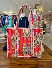 Load image into Gallery viewer, Quilted Large Tote Bag
