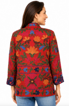 Load image into Gallery viewer, John Mark Floral Abstract Embroidered Jacket
