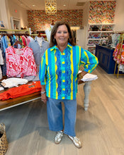 Load image into Gallery viewer, Alivia Aquatic Stripe Mollie Shirt
