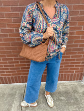 Load image into Gallery viewer, Ivy Jane Paisley Tassel Top
