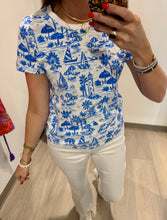 Load image into Gallery viewer, Tribal Printed Slub Crew Neck
