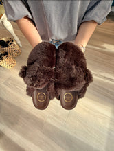 Load image into Gallery viewer, Solei Sea Bark Aspen Fur Clog
