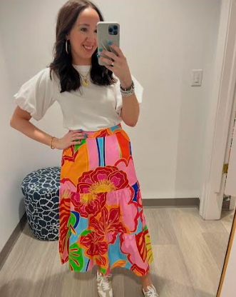 Maude Ada Skirt Big Florals