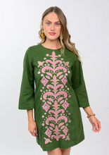 Load image into Gallery viewer, Uncle Frank Panel Embroidered Shift Dress
