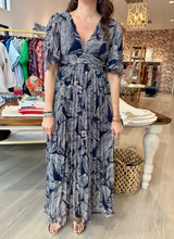 Load image into Gallery viewer, Apricot Lurex Pleat Maxi
