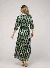Load image into Gallery viewer, Beau and Ro Emerald Deco Eloise Dress
