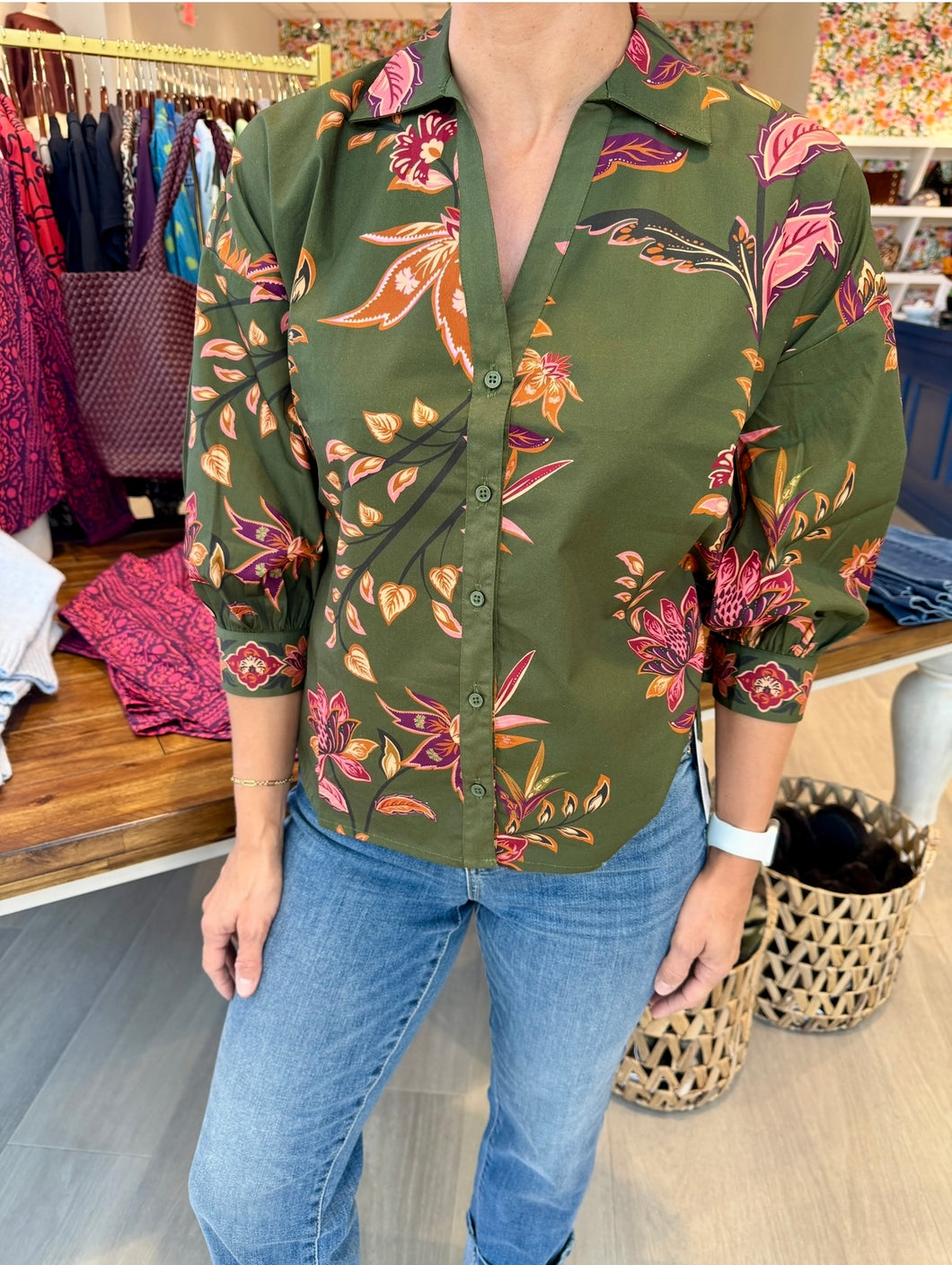 Maude Olive Trails Elsa Top