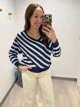 Load image into Gallery viewer, StitchDrop Striped Jetty Sweater
