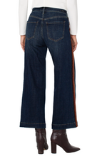Load image into Gallery viewer, Liverpool Velvet Trim Stride Wide Leg
