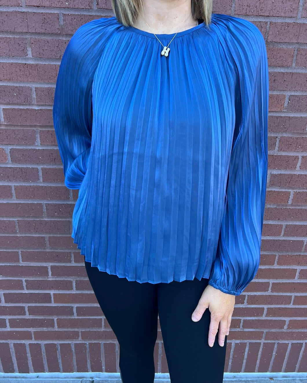 Midnight Metallic Blouse