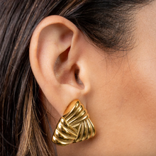 Load image into Gallery viewer, Bracha Abysee Triangle Earrings
