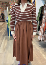 Load image into Gallery viewer, Moon River Twofer Midi Dress
