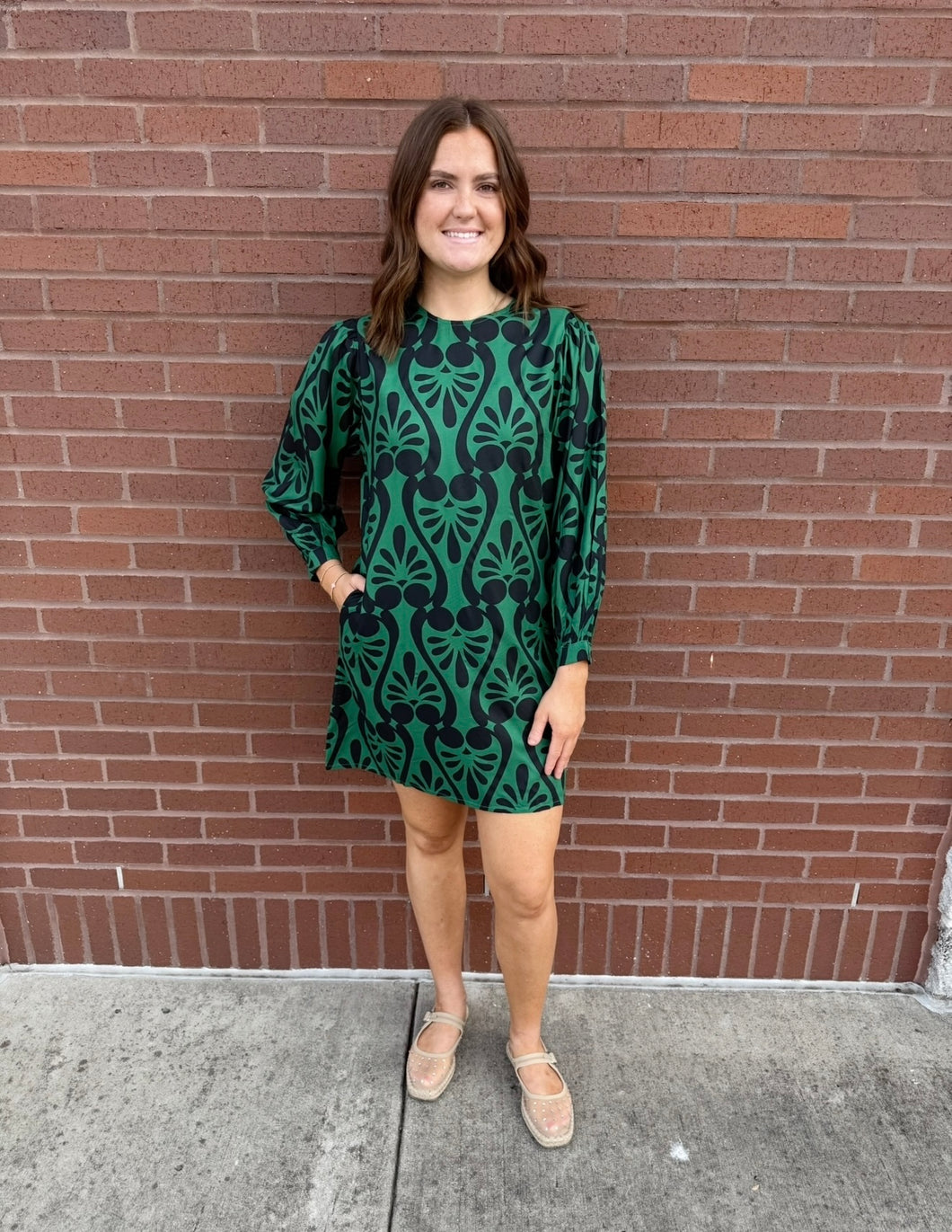 Compania Paisley Shift Dress