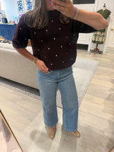 Load image into Gallery viewer, Charlie B Dot Balloon Sleeve Sweater
