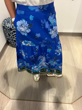 Load image into Gallery viewer, Maude Ada Skirt Sapphire Florals
