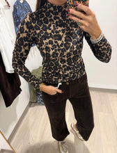 Load image into Gallery viewer, Charlie B Leopard Jersey Mock Neck
