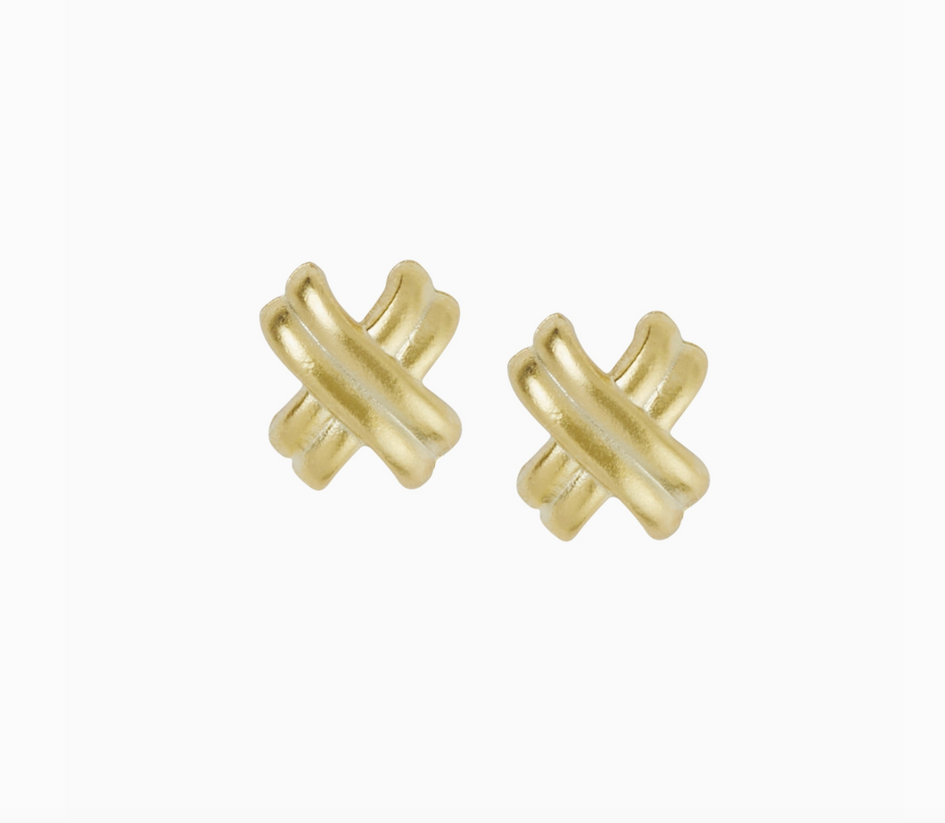 Susan Shaw Small X Earrings