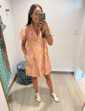 Load image into Gallery viewer, Holly Shae Violet Fan Brooke Dress
