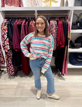 Load image into Gallery viewer, Coastal Stripe Sweater
