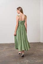 Load image into Gallery viewer, Moon River Strap Bow Detail Dress
