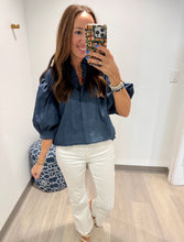 Load image into Gallery viewer, Holly Shae Stretch Denim Laura Top
