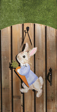 Load image into Gallery viewer, Tin Bunny Door Hanger
