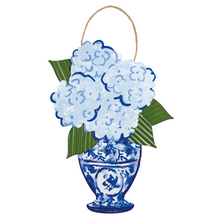 Load image into Gallery viewer, Hydragnea Tin Door Hanger
