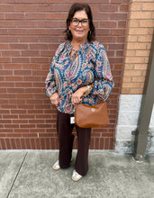 Load image into Gallery viewer, Ivy Jane Paisley Tassel Top
