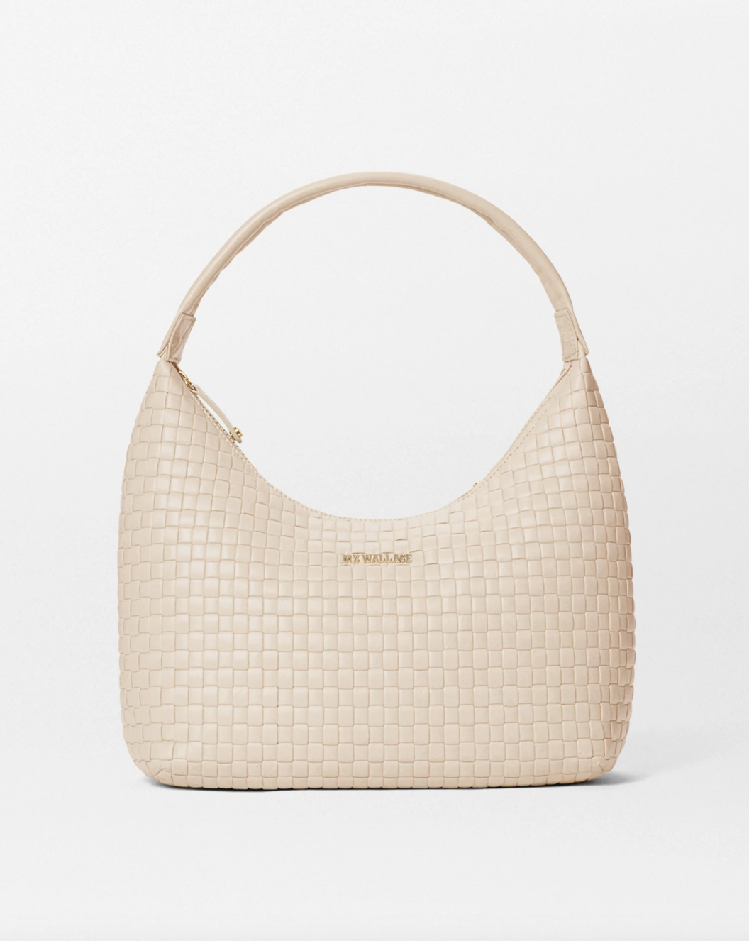 MZ Wallace Buff Med Woven Shoulder Bag