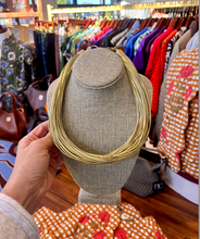 Load image into Gallery viewer, Leatherette Gold Necklace
