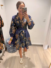 Load image into Gallery viewer, Zenara Midnight Floral Dress
